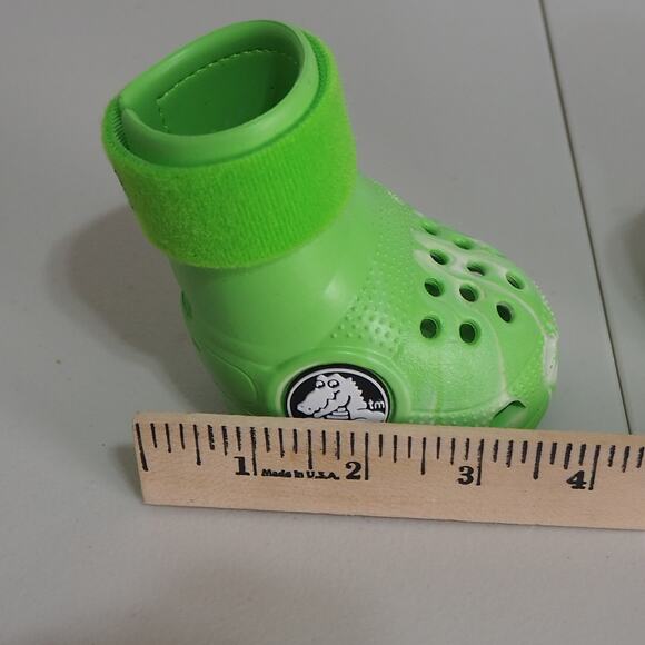Limited‎ Edition Crocs for Dogs Boots Lime Green. Like New Crocs For Large Dogs - Picture 11 of 12